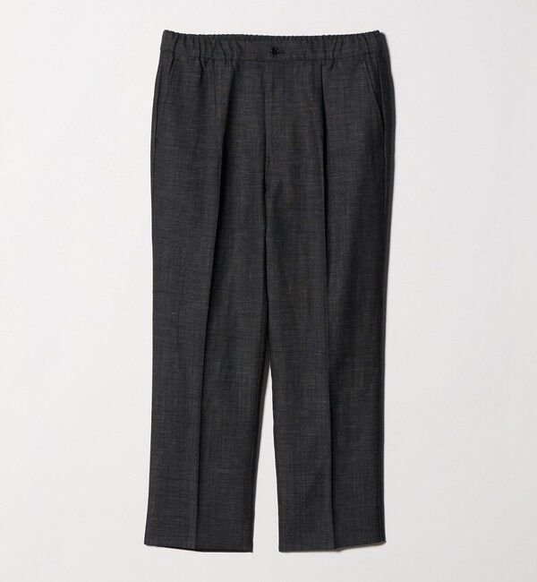 UNITED ARROWS green label relaxing「TW リネン デニムライク 01 ワイド 1プリーツ スラックス セットアップパンツ」|スラックス|