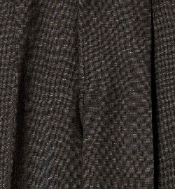 UNITED ARROWS green label relaxing「TW リネン デニムライク 01 ワイド 1プリーツ スラックス セットアップパンツ」|スラックス|