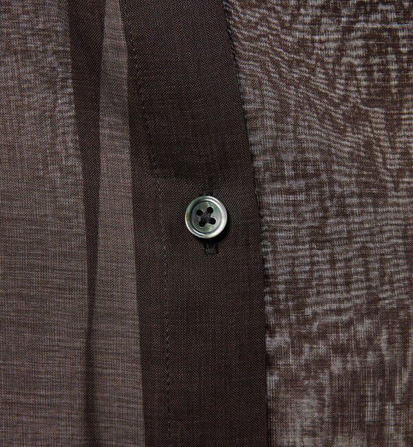 BEAUTY&YOUTH UNITED ARROWS「ポリエステル オーガンジー シャツ ウォッシャブル」|シャツ・ブラウス|