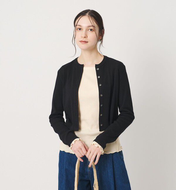 BEAUTY&YOUTH UNITED ARROWS「ポリエステルコットンテレコ メローステッチ クルーネックカットソー」|Tシャツ・カットソー|OFF WHITE