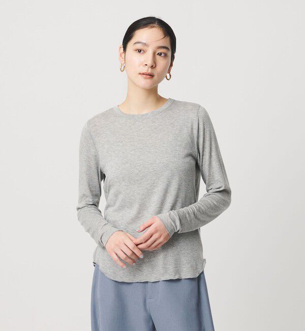 BEAUTY&YOUTH UNITED ARROWS「セルロースブレンド クルーネックカットソー」|Tシャツ・カットソー|