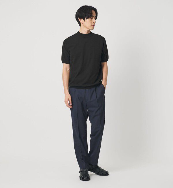 BEAUTY&YOUTH UNITED ARROWS「デオドラント ジャケットネック ニット 抗菌防臭 ウォッシャブル」|ニット・セーター|