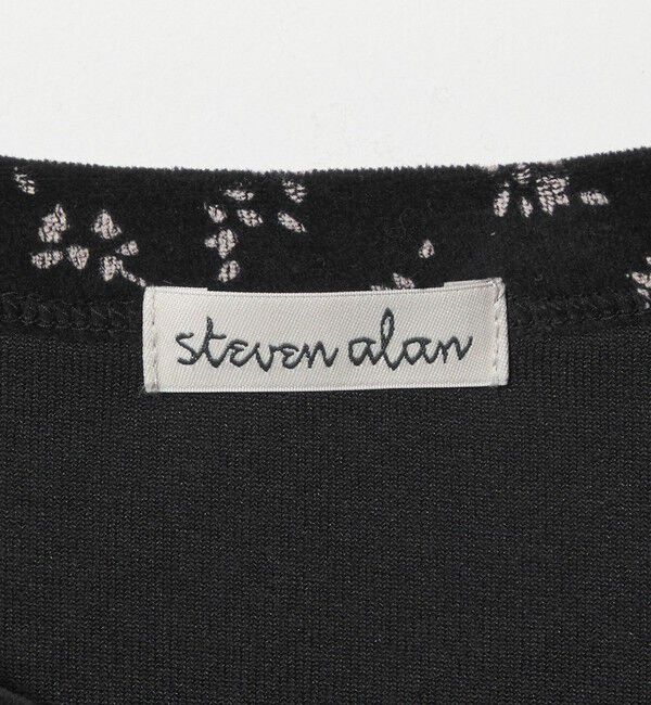 STEVEN ALAN「＜Steven Alan＞フラワー ベロア Tシャツ」|Tシャツ・カットソー|