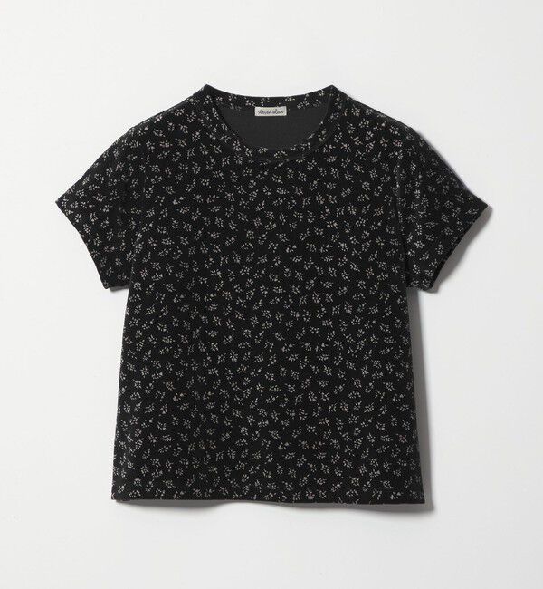 STEVEN ALAN「＜Steven Alan＞フラワー ベロア Tシャツ」|Tシャツ・カットソー|