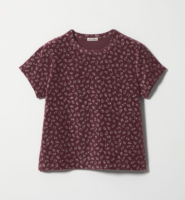 STEVEN ALAN「＜Steven Alan＞フラワー ベロア Tシャツ」|Tシャツ・カットソー|