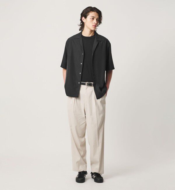 BEAUTY&YOUTH UNITED ARROWS「ドレーピー ディープ オープンカラー シャツ GRANDE型」|シャツ・ブラウス|