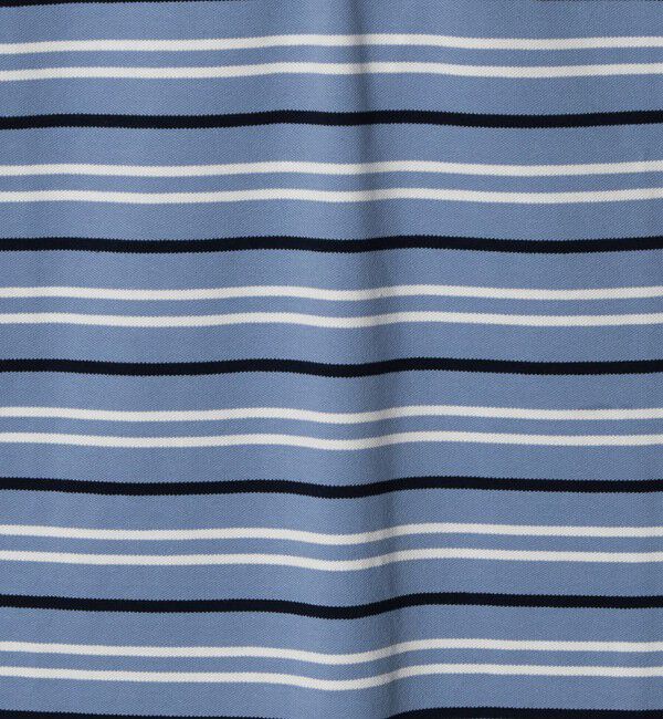 NICE WEATHER「＜NICE WEATHER＞ボーダー ショートスリーブ ポロシャツ」|Tシャツ・カットソー|