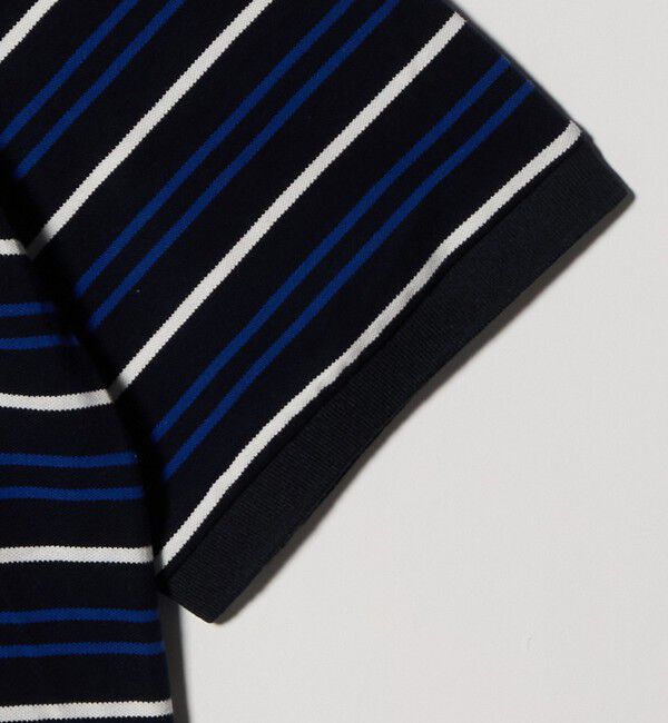 NICE WEATHER「＜NICE WEATHER＞ボーダー ショートスリーブ ポロシャツ」|Tシャツ・カットソー|