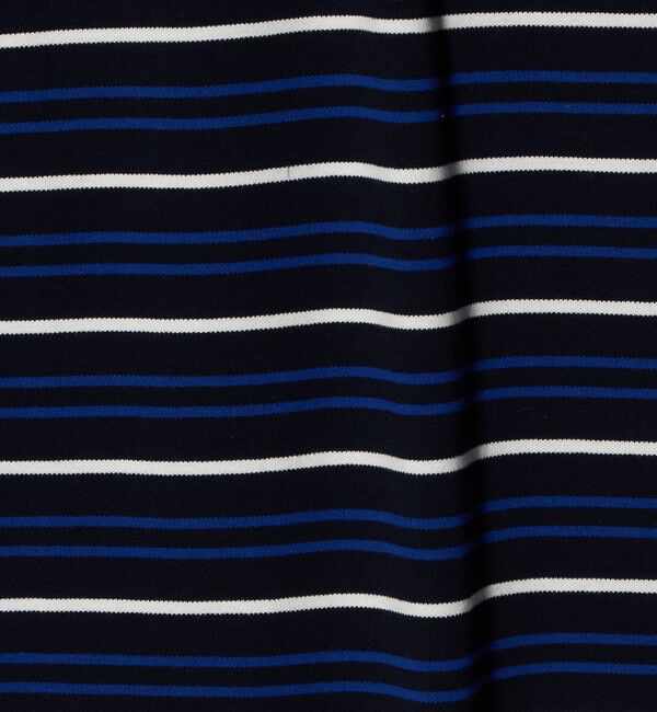 NICE WEATHER「＜NICE WEATHER＞ボーダー ショートスリーブ ポロシャツ」|Tシャツ・カットソー|