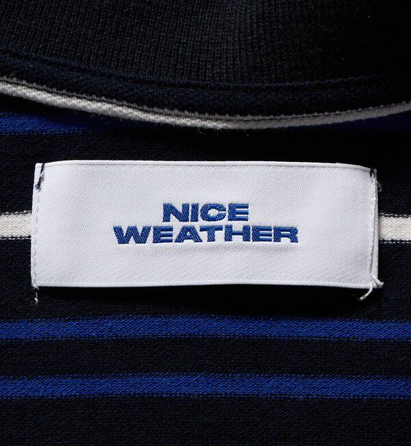 NICE WEATHER「＜NICE WEATHER＞ボーダー ショートスリーブ ポロシャツ」|Tシャツ・カットソー|