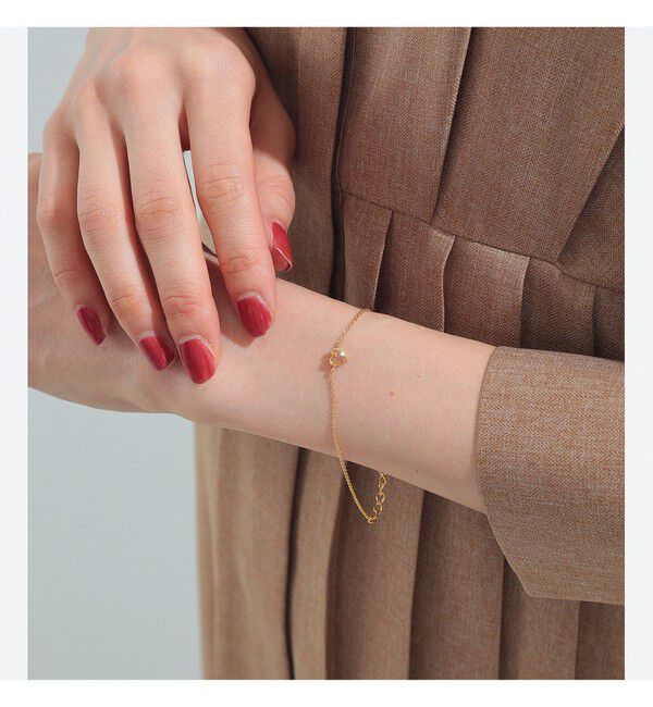 Ray BEAMS 「プチ エポ ハート ブレスレット」|ブレスレット・バングル|GOLD