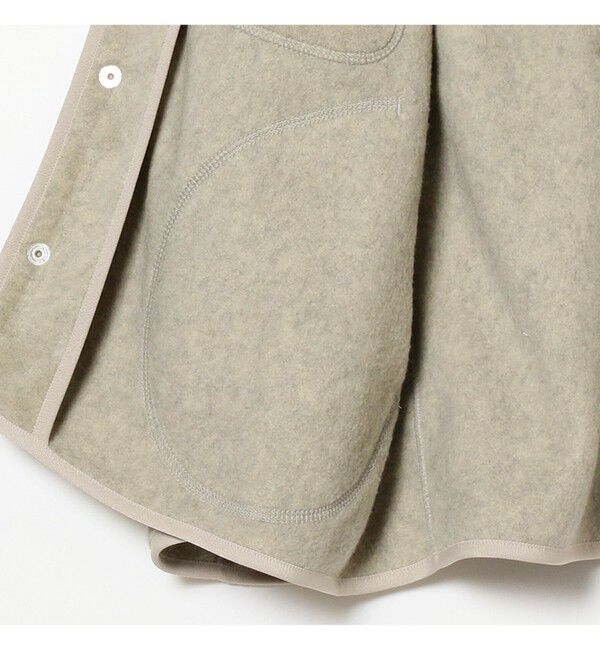 Ray BEAMS 「DANTON / FLEECE COLLARLESS JACKET」|ブルゾン・スタジャン|