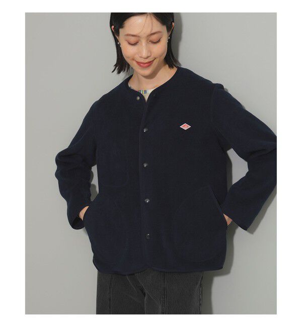 Ray BEAMS 「DANTON / FLEECE COLLARLESS JACKET」|ブルゾン・スタジャン|