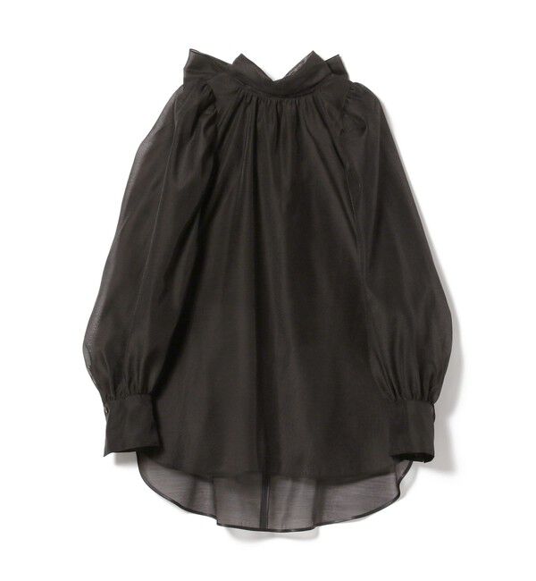 Demi-Luxe BEAMS 「オーガンジー リボンブラウス」|シャツ・ブラウス|