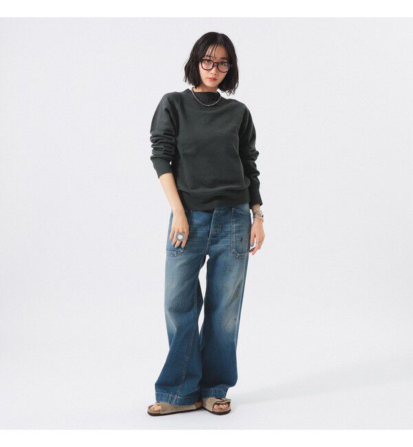 BEAMSBOY「ブロード リブ クルーネック スウェット」|スウェット・ジャージ|