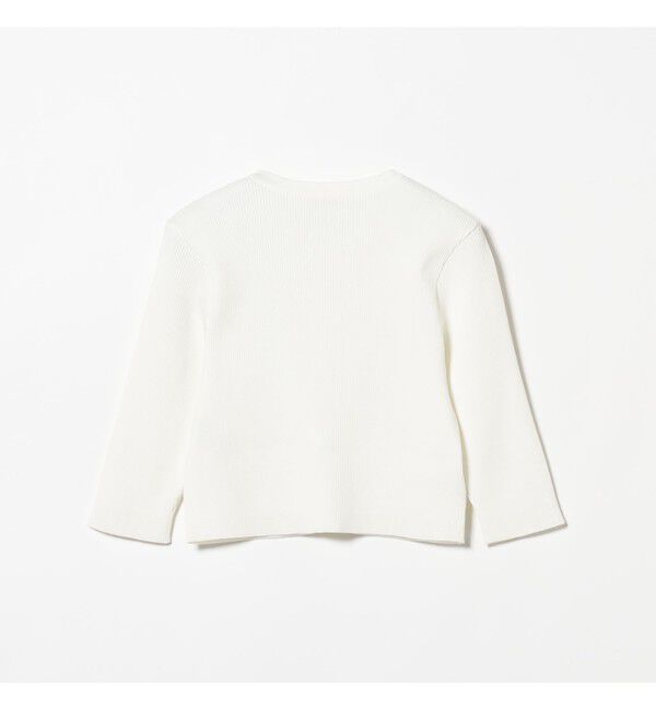 Demi-Luxe BEAMS 「AURALEE / GIZA HIGH GAUGE RIB KNIT SHORT CARDIGAN」|ニット・セーター|