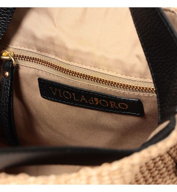 Demi-Luxe BEAMS 「VIOLAd&rsquo;ORO / SANDRO ラフィア 2WAY トートバッグ」|トートバッグ|