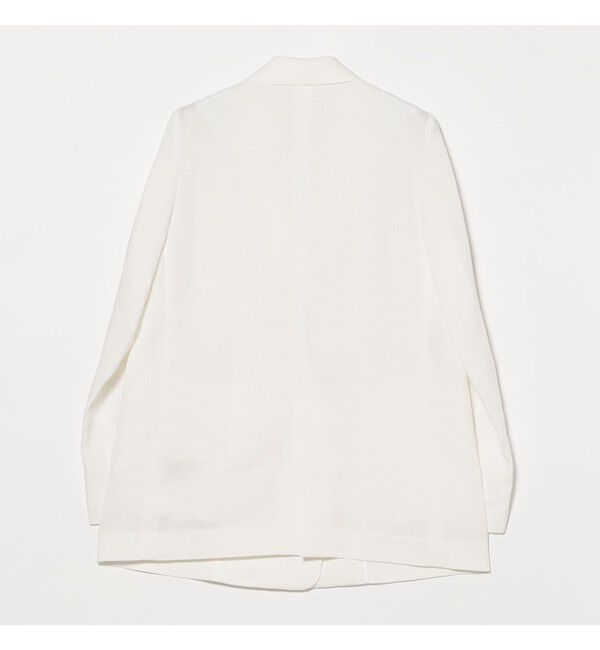 Demi-Luxe BEAMS 「ダブルブレスト リネン ジャケット」|ダッフルコート|