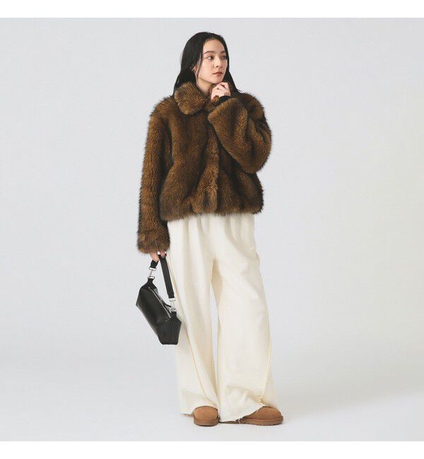 Ray BEAMS 「フェイクファー ショート ブルゾン」|ブルゾン・スタジャン|