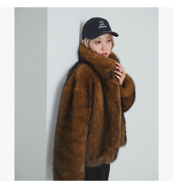 Ray BEAMS 「フェイクファー ショート ブルゾン」|ブルゾン・スタジャン|