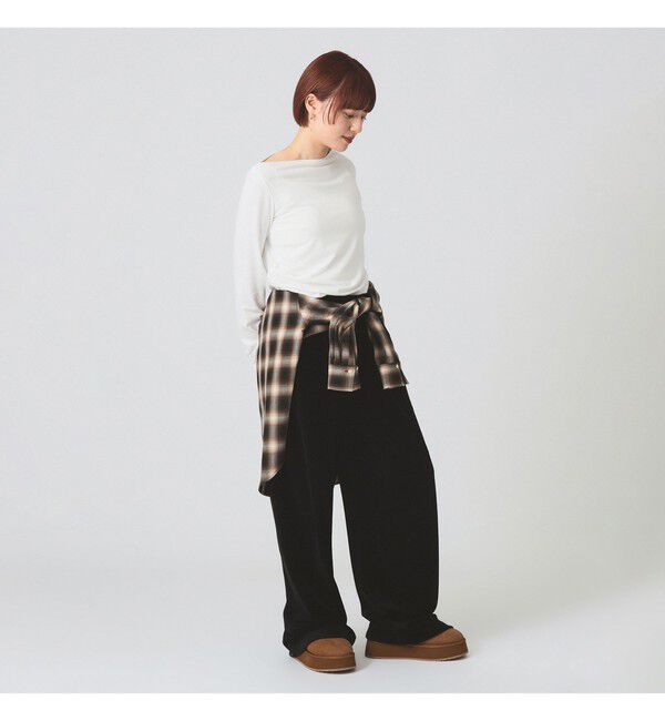 Ray BEAMS 「アシメ ネック ドレープ」|Tシャツ・カットソー|