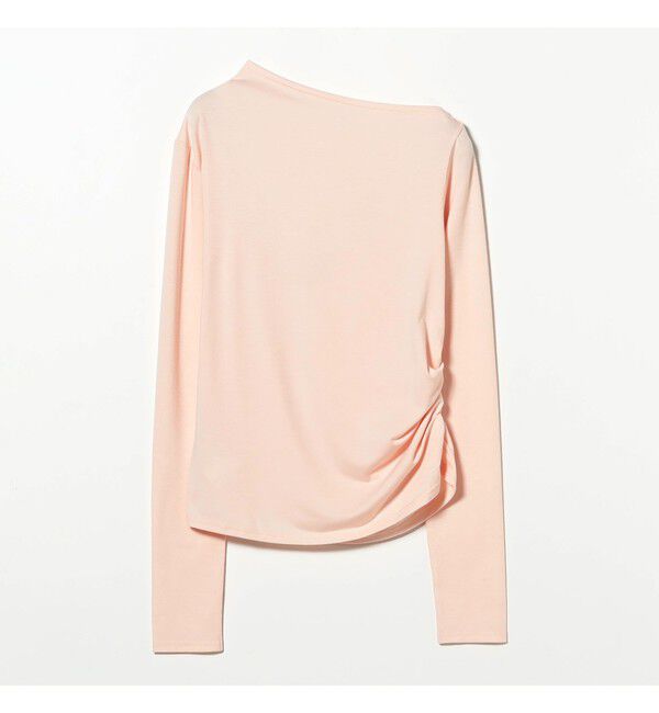 Ray BEAMS 「アシメ ネック ドレープ」|Tシャツ・カットソー|