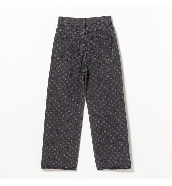 Ray BEAMS 「ジャカード デニム ストレート パンツ」|デニム|