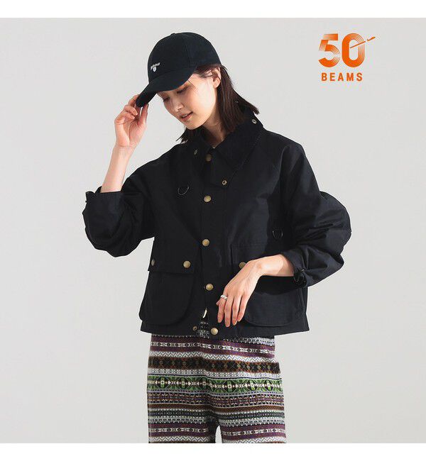 Demi-Luxe BEAMS 「【別注】Barbour / SPEY ジャケット」|ブルゾン・スタジャン|BLACK