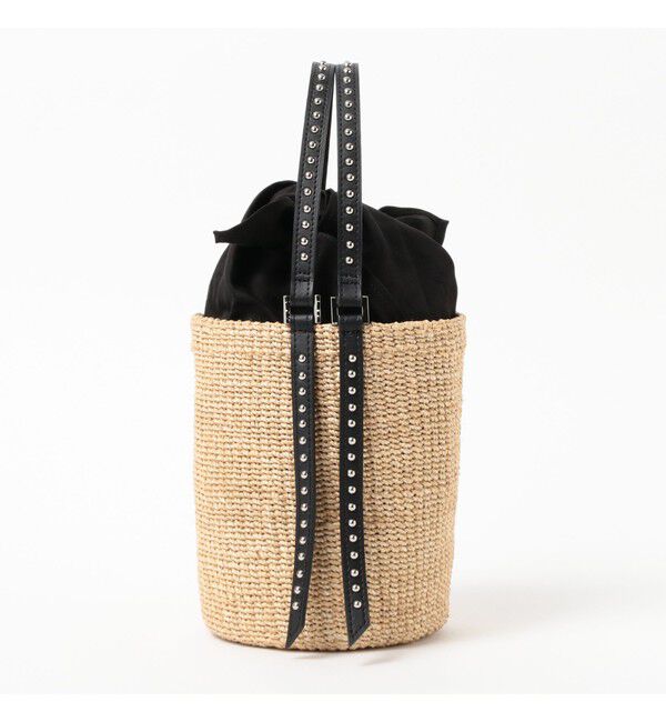 Demi-Luxe BEAMS 「VIOLAd&rsquo;ORO / アバカ スタッズ バケツ トートバッグ」|トートバッグ|