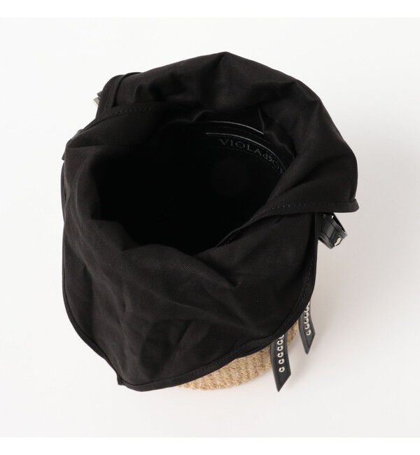 Demi-Luxe BEAMS 「VIOLAd&rsquo;ORO / アバカ スタッズ バケツ トートバッグ」|トートバッグ|