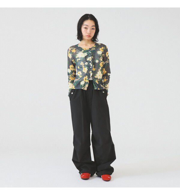 Ray BEAMS 「ニータック パラシュート パンツ」|チノ|