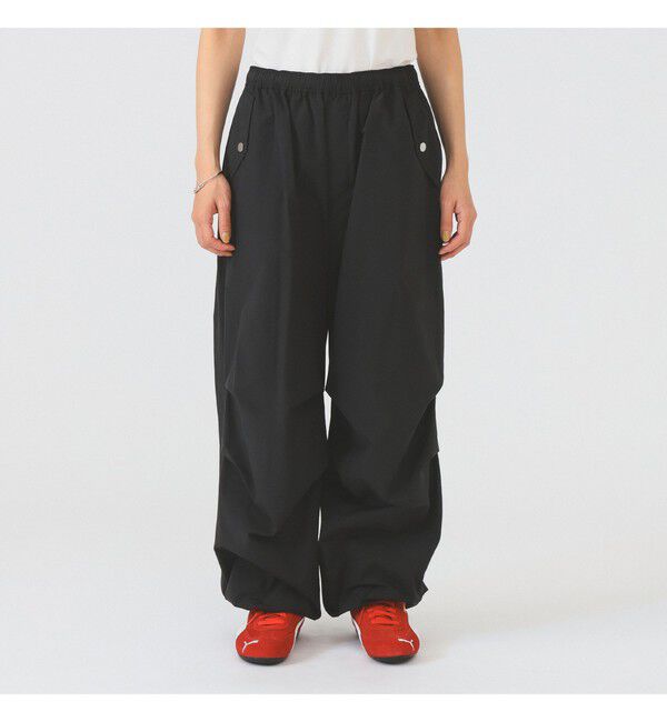 Ray BEAMS 「ニータック パラシュート パンツ」|チノ|