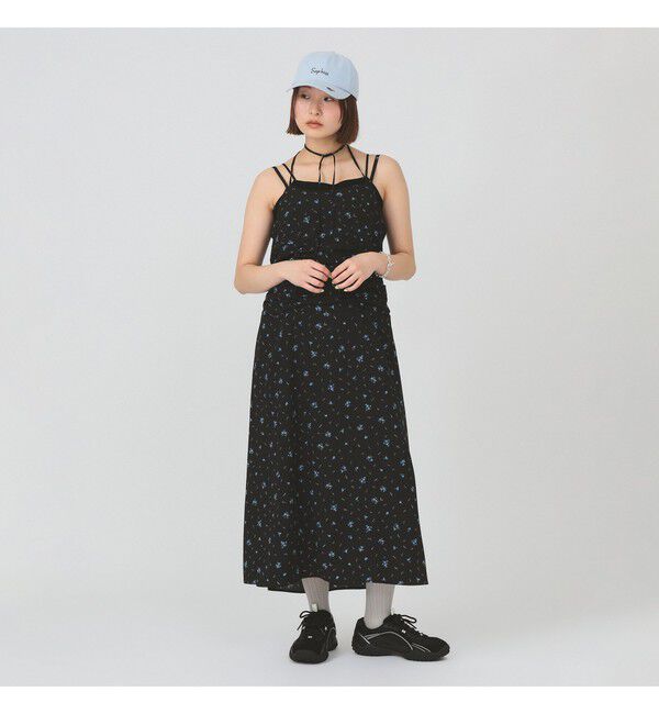 Ray BEAMS 「フラワー プリント キャミワンピース」|ワンピース|