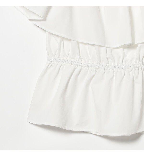 Ray BEAMS 「ケープ カラー オフショルダー ブラウス」|シャツ・ブラウス|