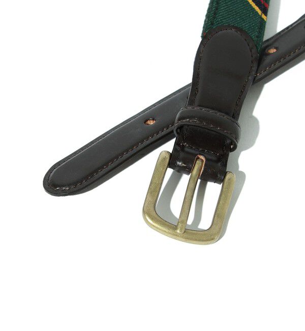 BEAMS PLUS「BEAMS PLUS / Leather Tab Ribbon Belt」|ベルト|
