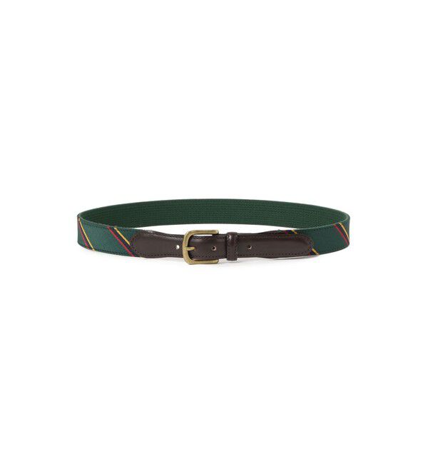 BEAMS PLUS「BEAMS PLUS / Leather Tab Ribbon Belt」|ベルト|