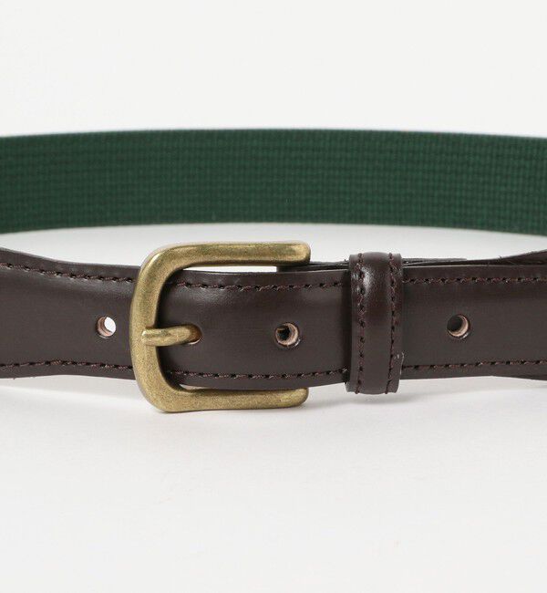 BEAMS PLUS「BEAMS PLUS / Leather Tab Ribbon Belt」|ベルト|