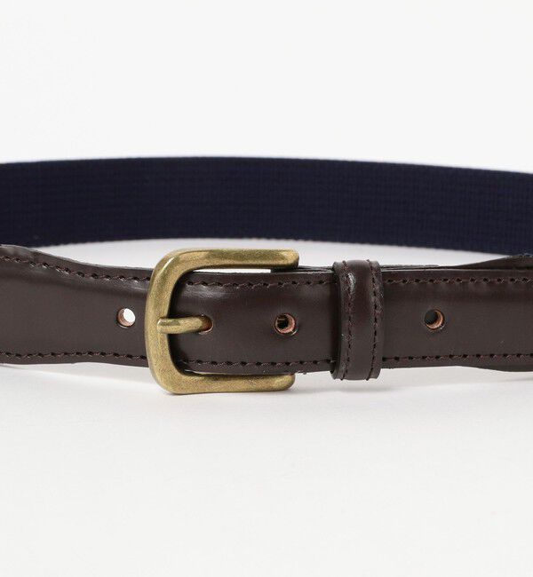 BEAMS PLUS「BEAMS PLUS / Leather Tab Ribbon Belt」|ベルト|