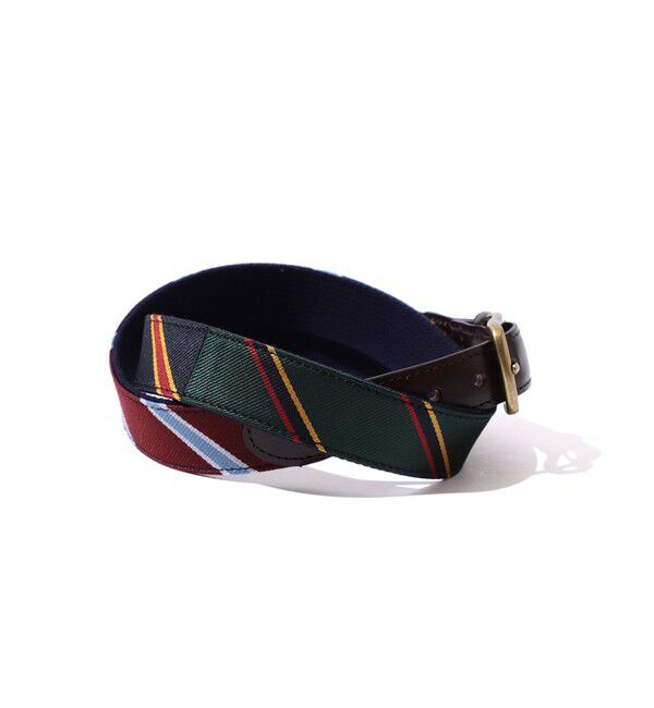 BEAMS PLUS「BEAMS PLUS / Leather Tab Ribbon Belt」|ベルト|