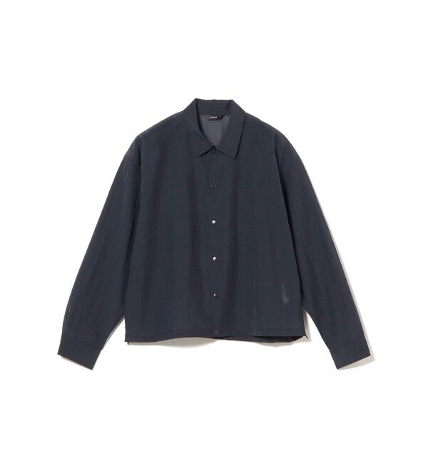 BEAMS「ショートレングス シアー コーチシャツ【ワイドショートフィット】」|シャツ・ブラウス|