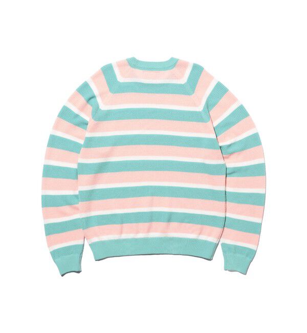 BEAMS PLUS「Crew Light Multi Stripe」|ニット・セーター|
