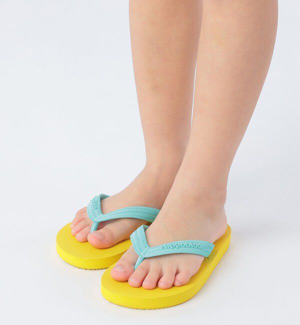 SHIPS KIDS「Hippobloo:18～21cm / KIDS BEACH SANDAL」|サンダル|イエロー