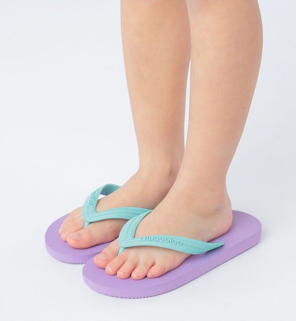 SHIPS KIDS「Hippobloo:18～21cm / KIDS BEACH SANDAL」|サンダル|ラベンダー
