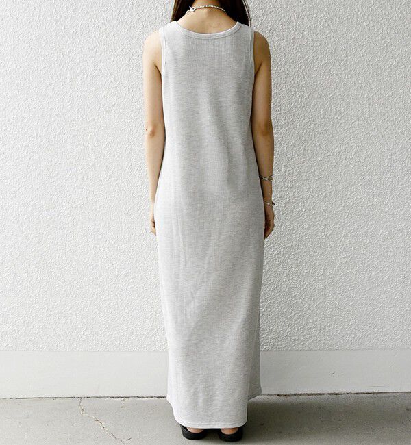 SHIPS any「SHIPS any:〈洗濯機可能〉ワッフル タンク ロング ワンピース」|ワンピース|