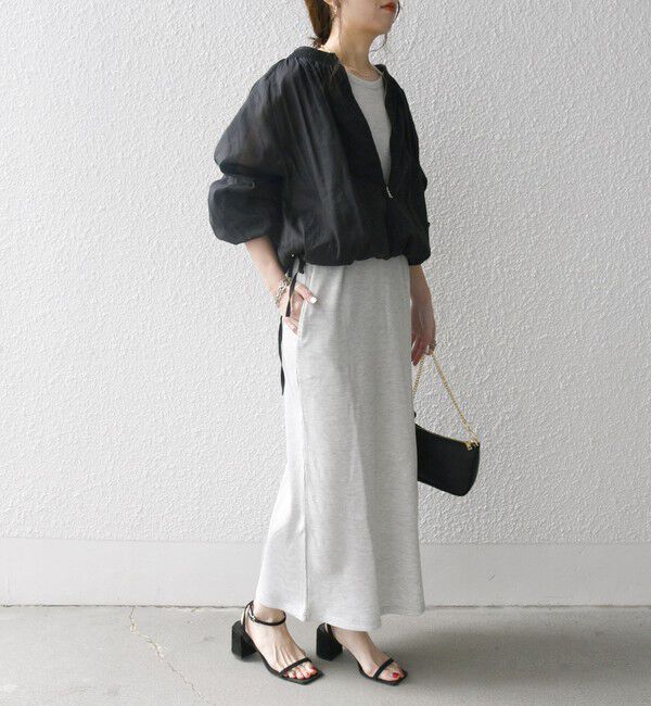 SHIPS any「SHIPS any:〈洗濯機可能〉ワッフル タンク ロング ワンピース」|ワンピース|