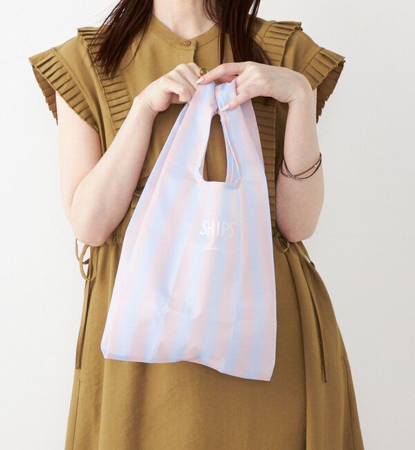 SHIPS Colors 「SHIPS Colors:〈手洗い可能〉リサイクル エコバッグ (S)」|エコバッグ|