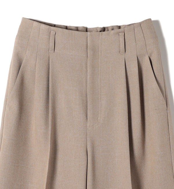 SHIPS for women「〈手洗い可能〉シャーク ツイード タック パンツ」|その他|