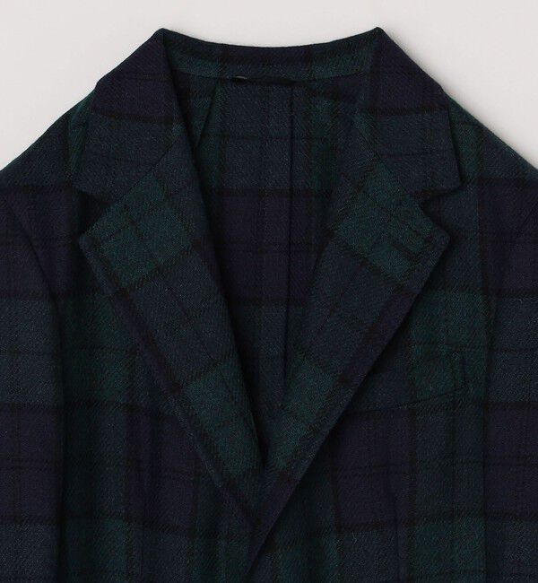 SHIPS「【 SHIPS別注】Errico Formicola: ウール ブラックウォッチ ジャケット」|テーラードジャケット|