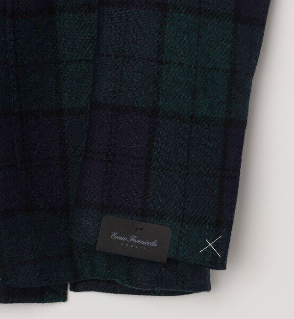 SHIPS「【 SHIPS別注】Errico Formicola: ウール ブラックウォッチ ジャケット」|テーラードジャケット|