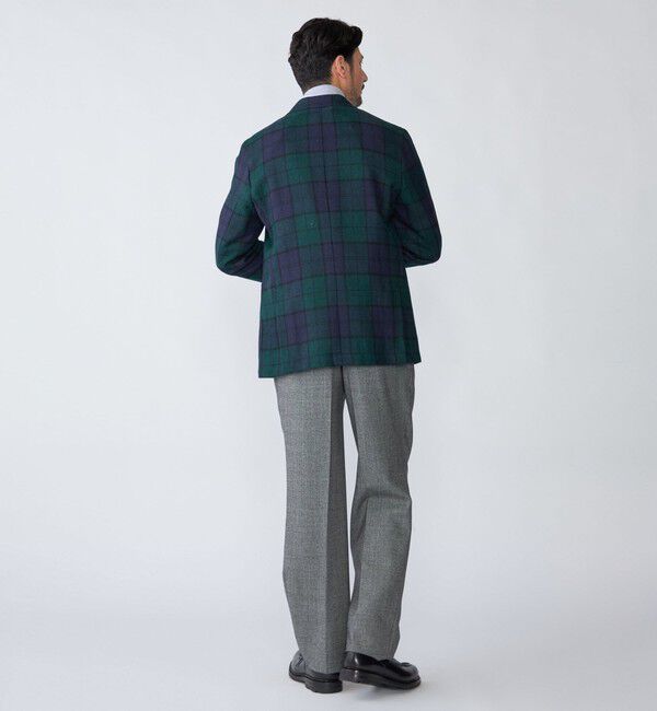 SHIPS「【 SHIPS別注】Errico Formicola: ウール ブラックウォッチ ジャケット」|テーラードジャケット|